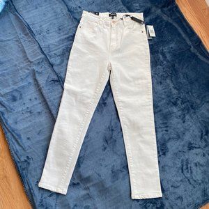 Buffalo David Bitton Women's High Rise Skinny Ankle White Jeans, Size 32